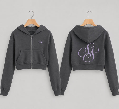 Cropped ss woman hoodies