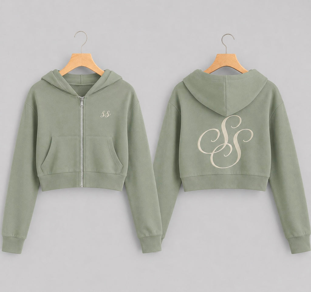 Cropped ss woman hoodies