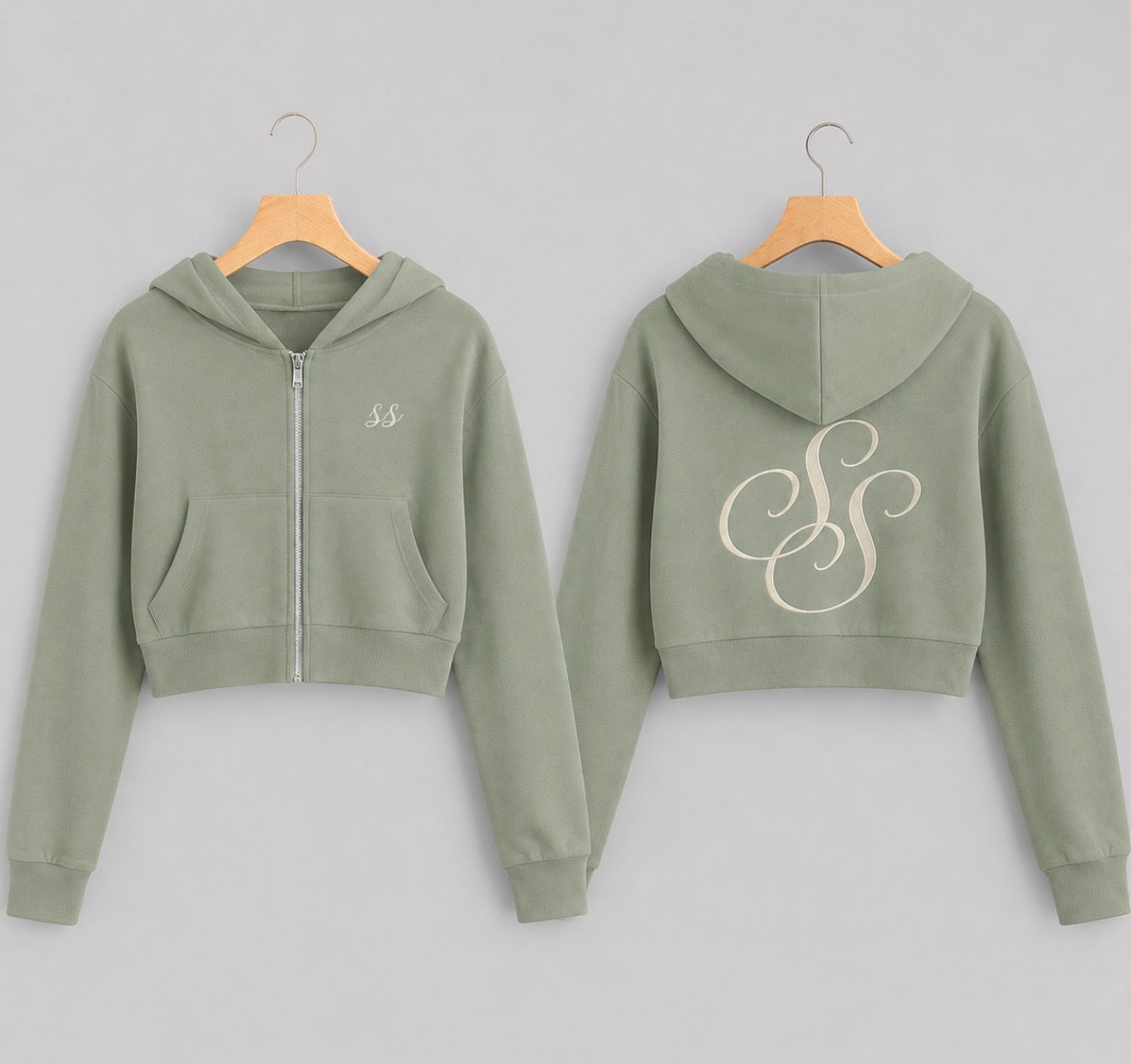Cropped ss woman hoodies