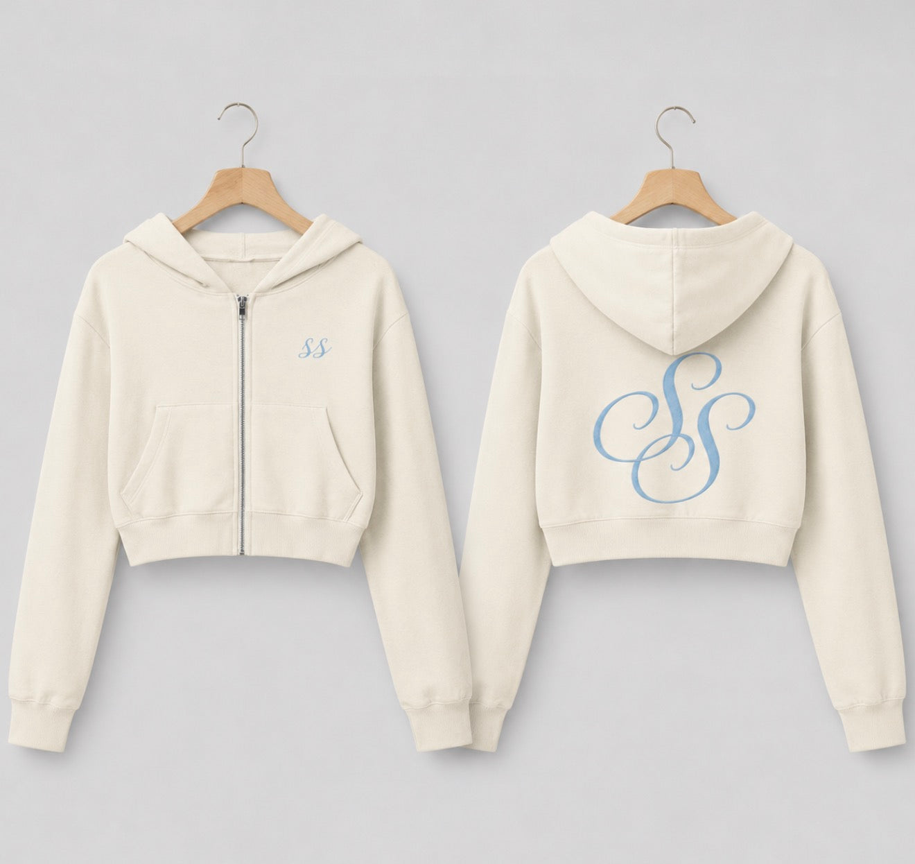 Cropped ss woman hoodies