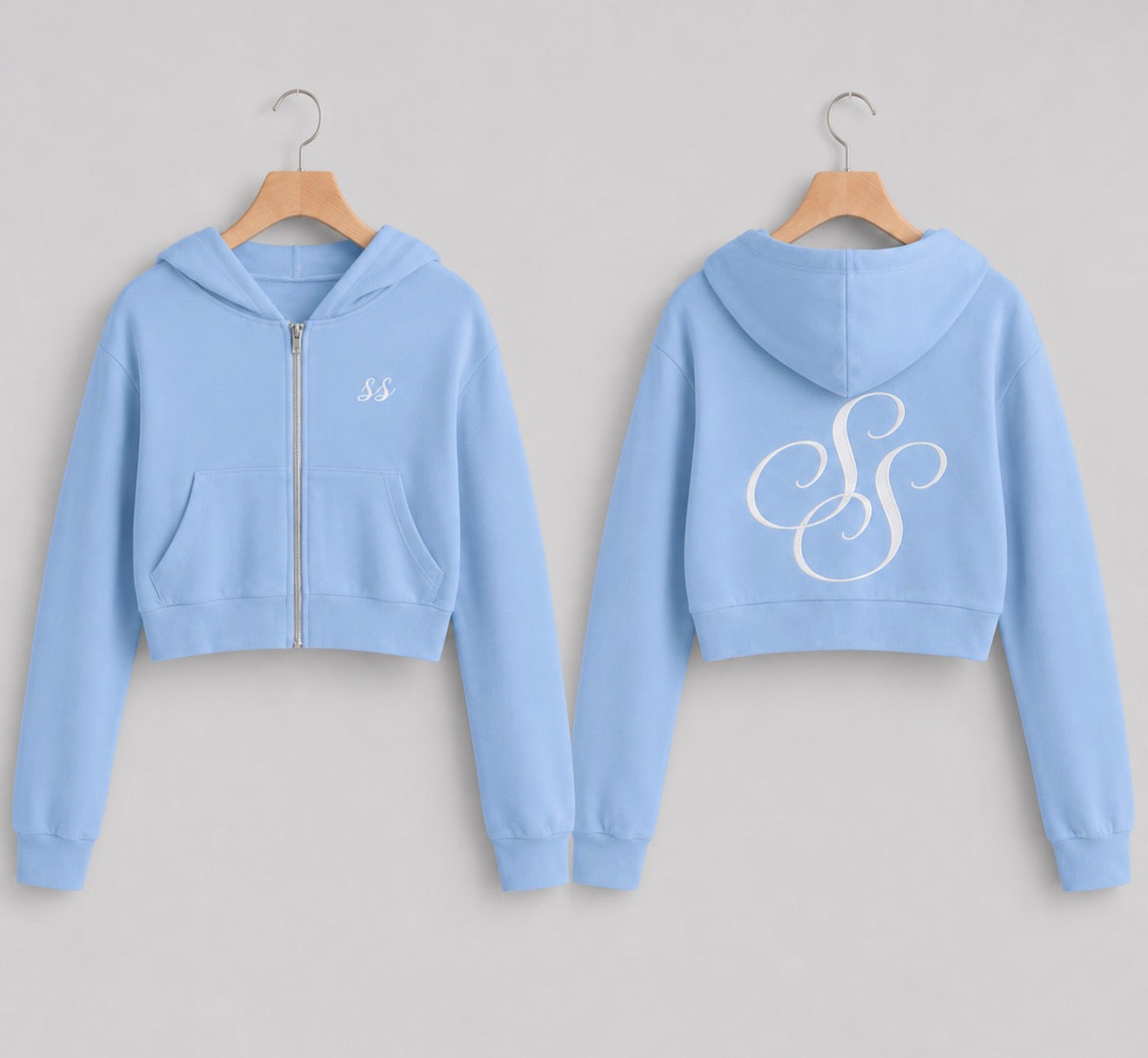 Cropped ss woman hoodies