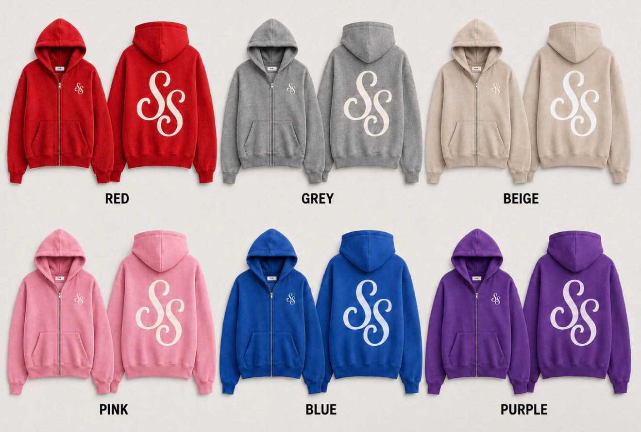 Unisex casual SS hoodie