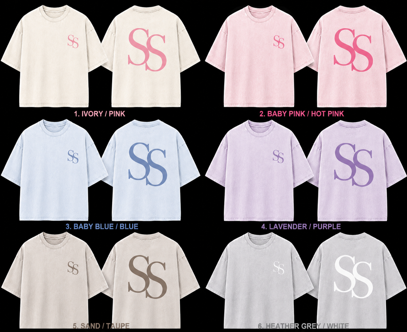 Double ss washed out tee